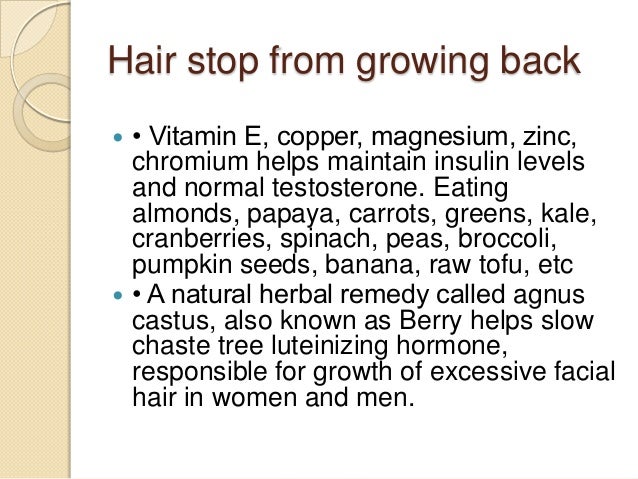 How To Stop Your Hair From Growing