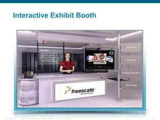 Interactive Exhibit Booth




Presentation_ID   © 2006 Cisco Systems, Inc. All rights reserved.   Cisco Confidential   35
 