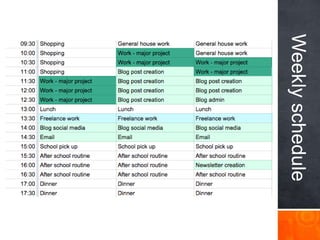 Weeklyschedule
 