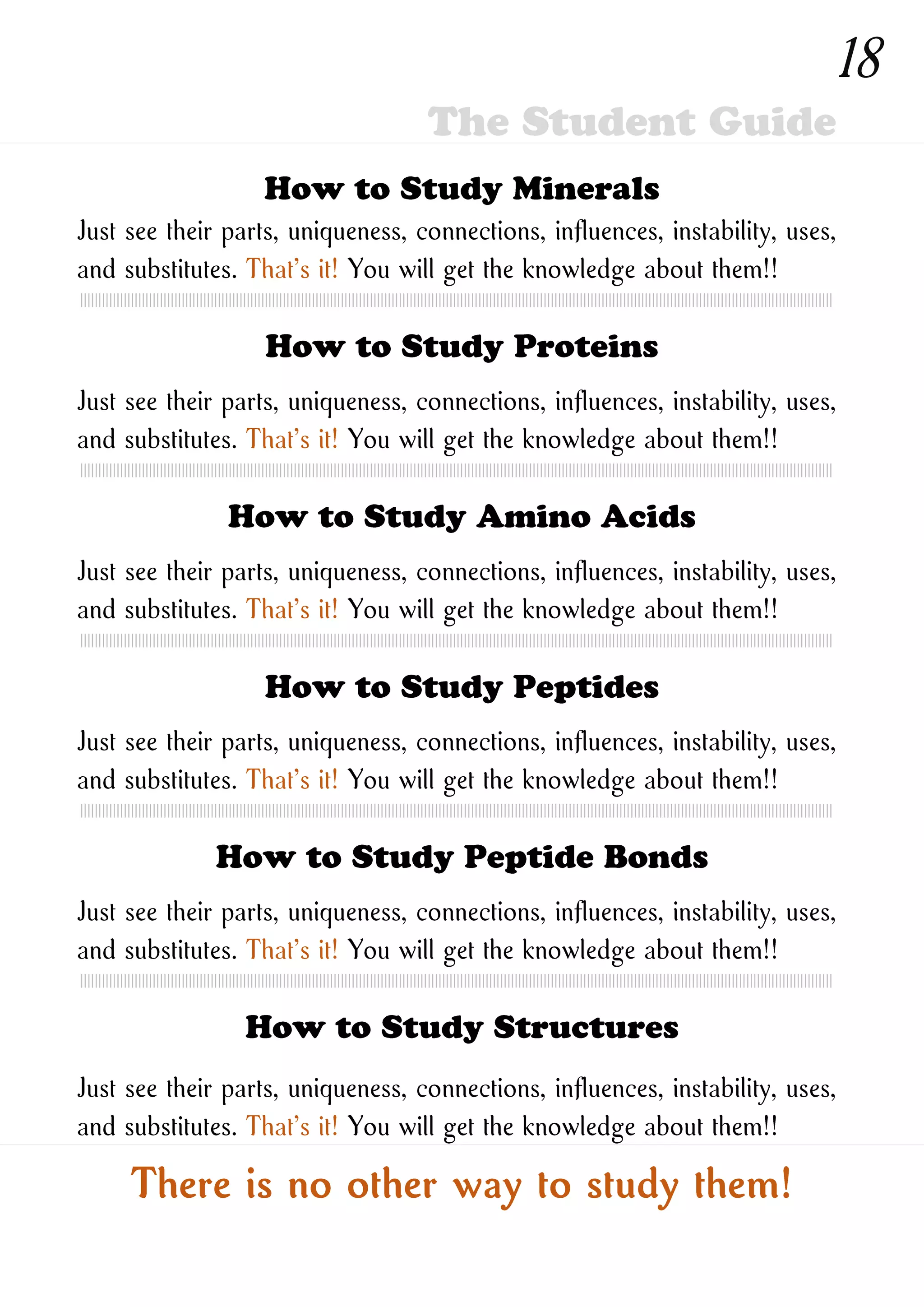 How to Study New Ones