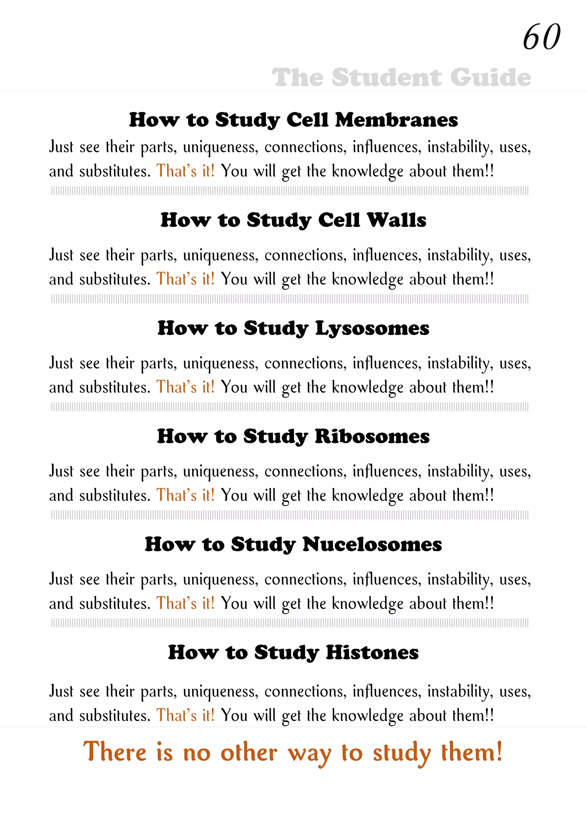 How to Study New Ones
