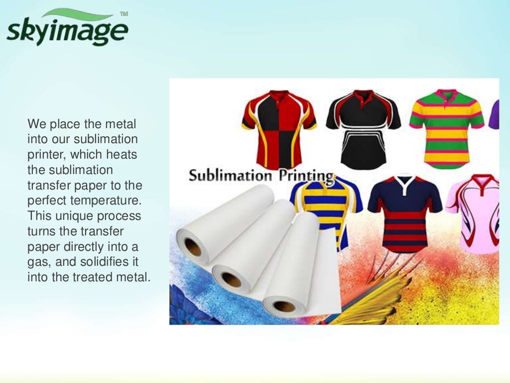 How to sublimate on metal with dye sublimation？