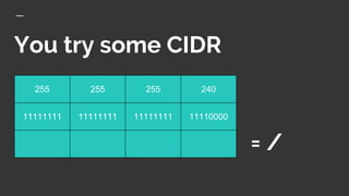 You try some CIDR
255 255 255 240
11111111 11111111 11111111 11110000
= /
 