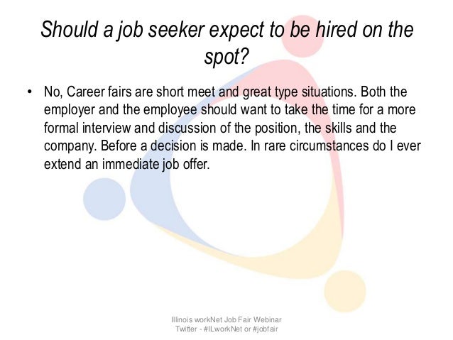 what to expect in a job fair