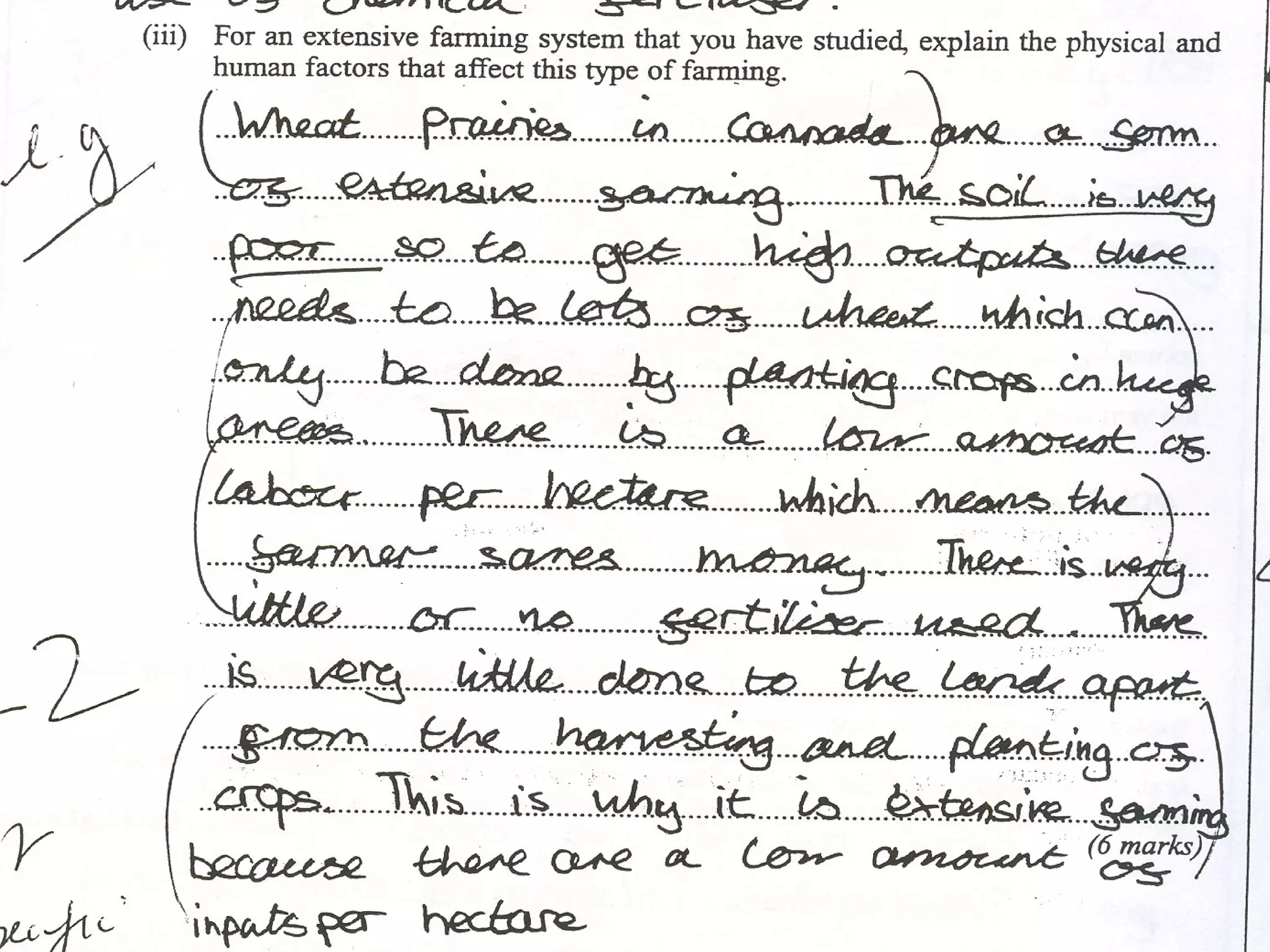 Reaching Level 3 ‘…  For example, tourists from the UK visiting Kenya spend money on safari tours in game reserves such as Amboseli. This money is used to build hotels, providing jobs for local people as drivers, waiters and cleaners’ Look at the following answers one which was awarded level 3 and one that did not 
