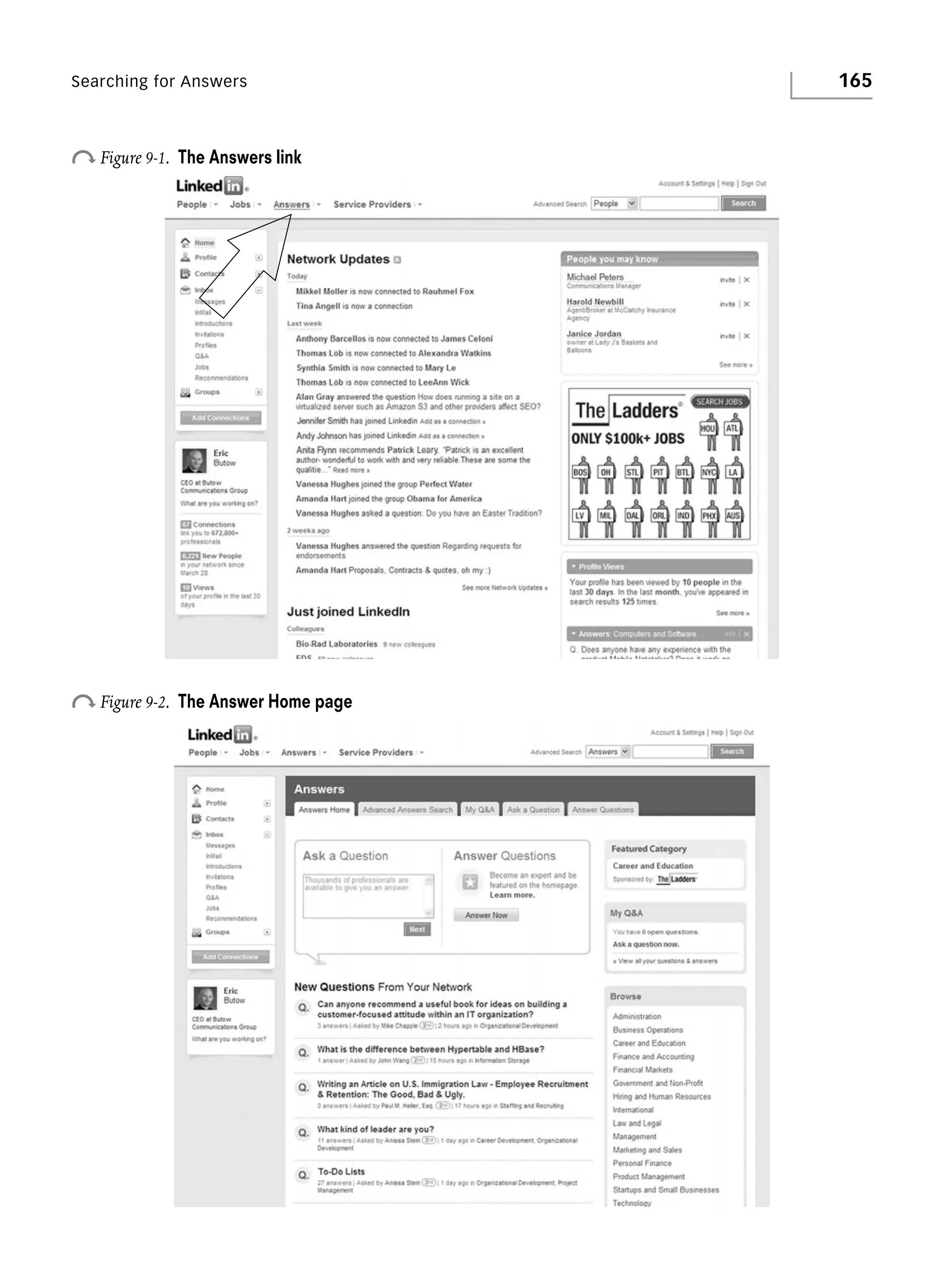 Searching for Answers

o Figure 9-1.

The Answers link

o Figure 9-2.

The Answer Home page

165

 