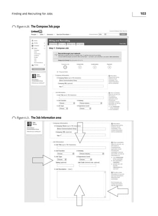 Finding and Recruiting for Jobs

o Figure 6-20.

The Compose Job page

o Figure 6-21.

The Job Information area

103

 