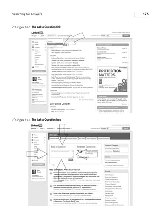 Searching for Answers

o Figure 9-12.

The Ask a Question link

o Figure 9-13.

The Ask a Question box

175

 