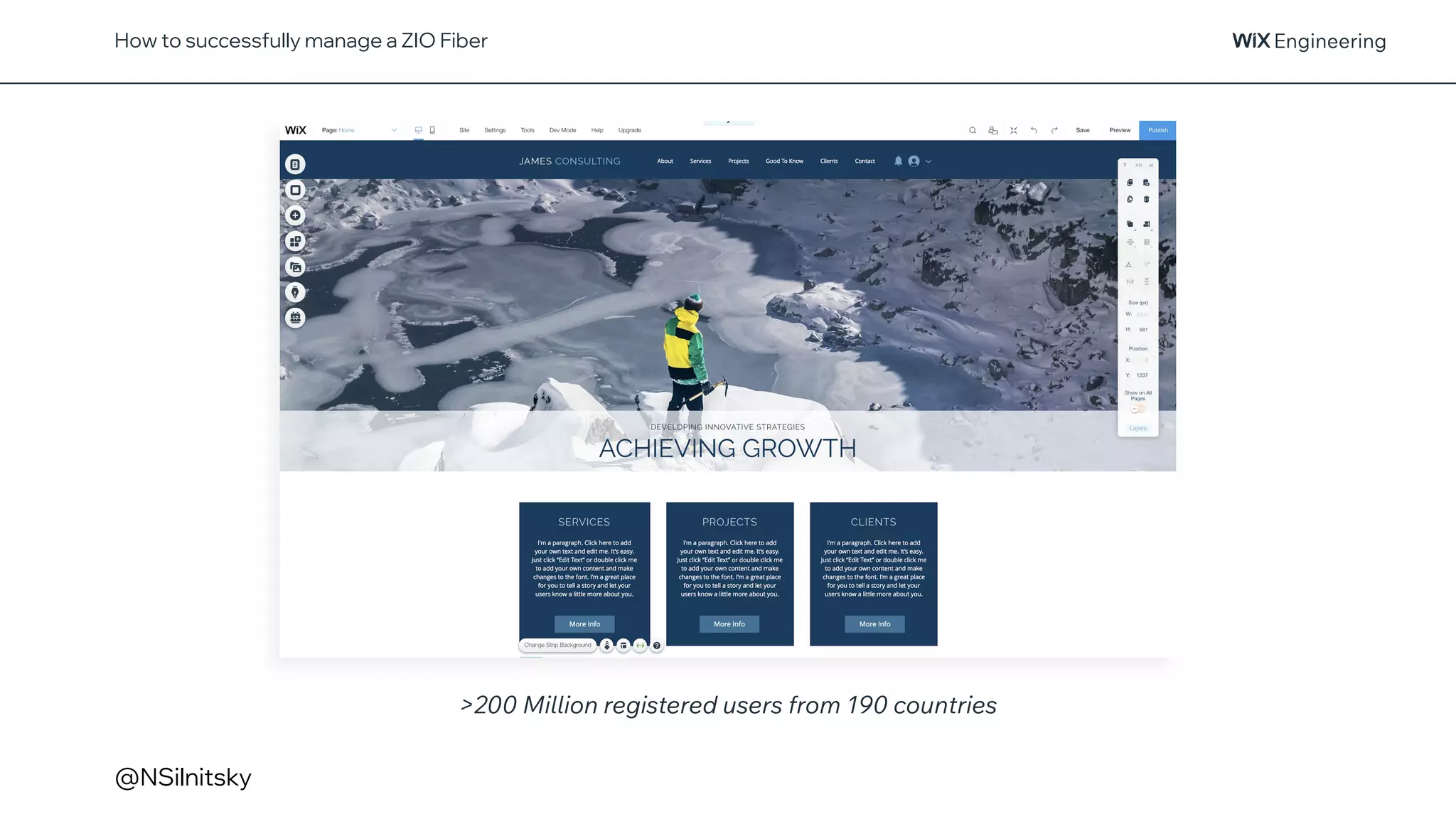 @NSilnitsky
How to successfully manage a ZIO Fiber
>200 Million registered users from 190 countries
 