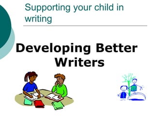 [object Object],Supporting your child in writing 