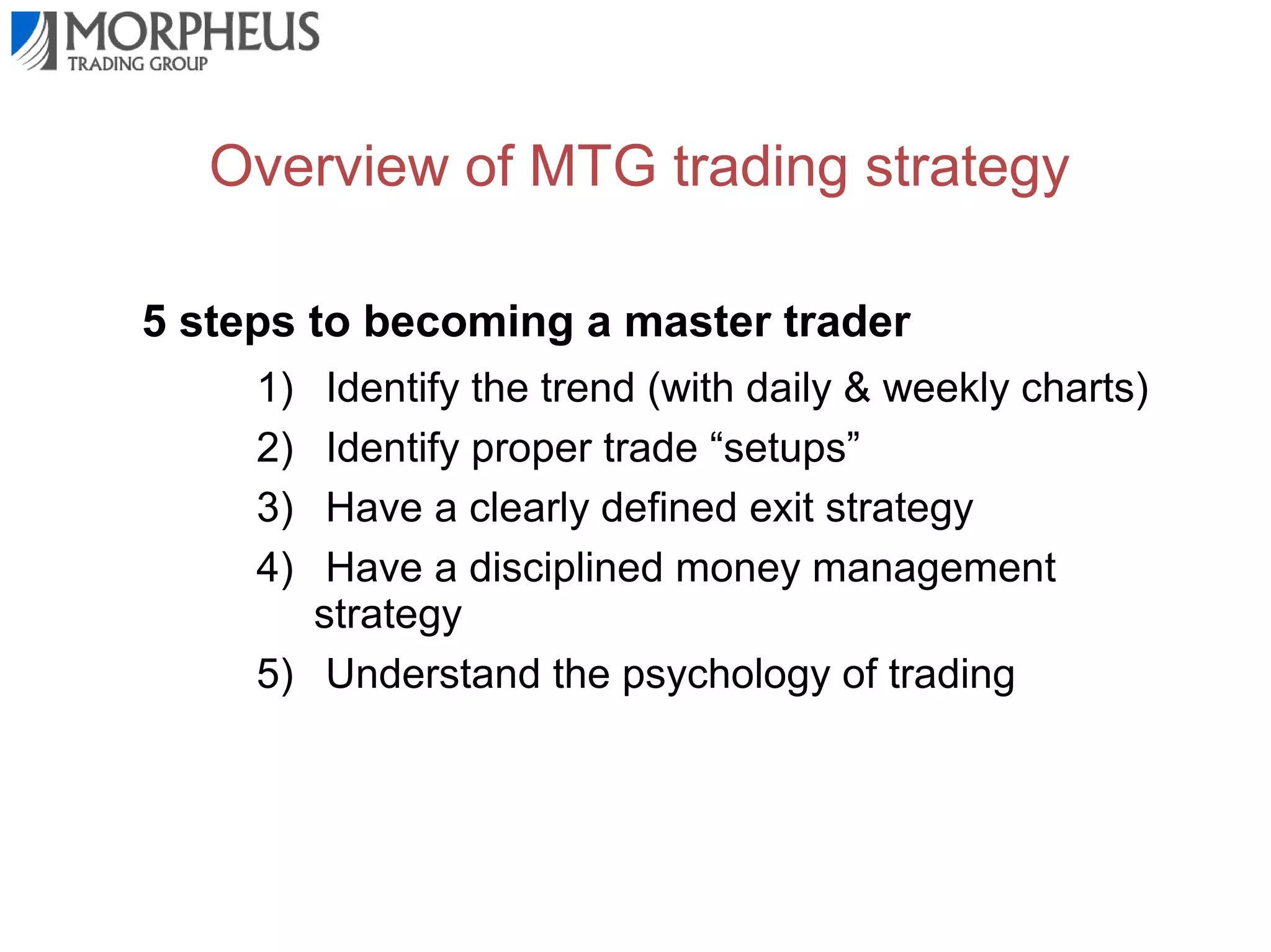 Risk control is everything!

 