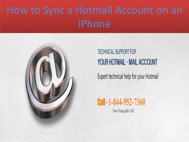 How To Sync A Hotmail Account On An I Phone