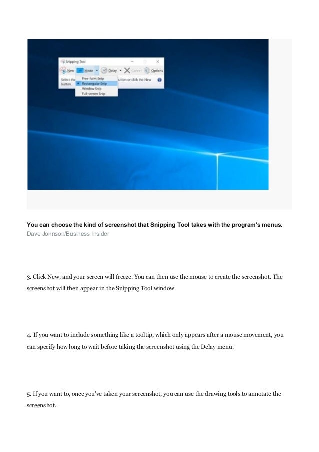 How to take a screenshot on windows 10 with the prt scn key