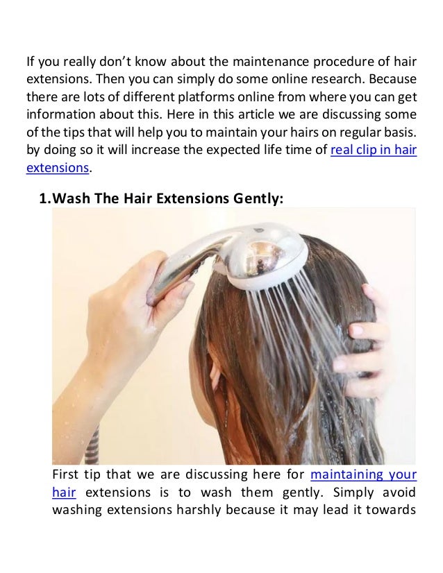 How To Take Care Of Natural Human Hair Extension