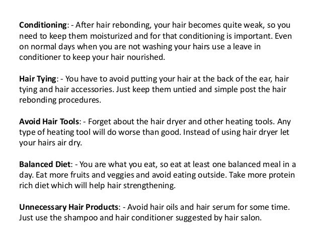 How To Take Care Of Your Hair After