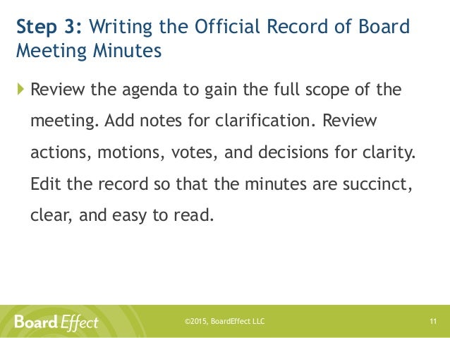 how to take minutes at a board meeting official meeting minutes