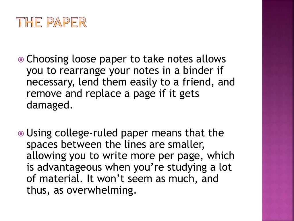 7 EASY STEPS TO TAKING DOWN NOTES