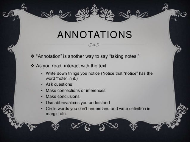 another word for taking notes