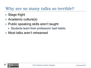 How to Give an Academic Talk | PPTX