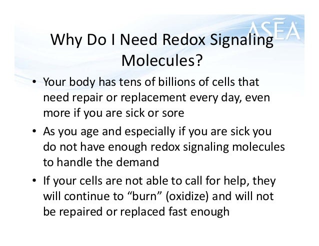 What do redox signaling molecules do?