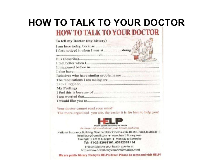 how to your to talk how to talk to your doctor how to your to talk how to talk to your doctor