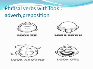 Phrasal verbs with look :adverb,preposition