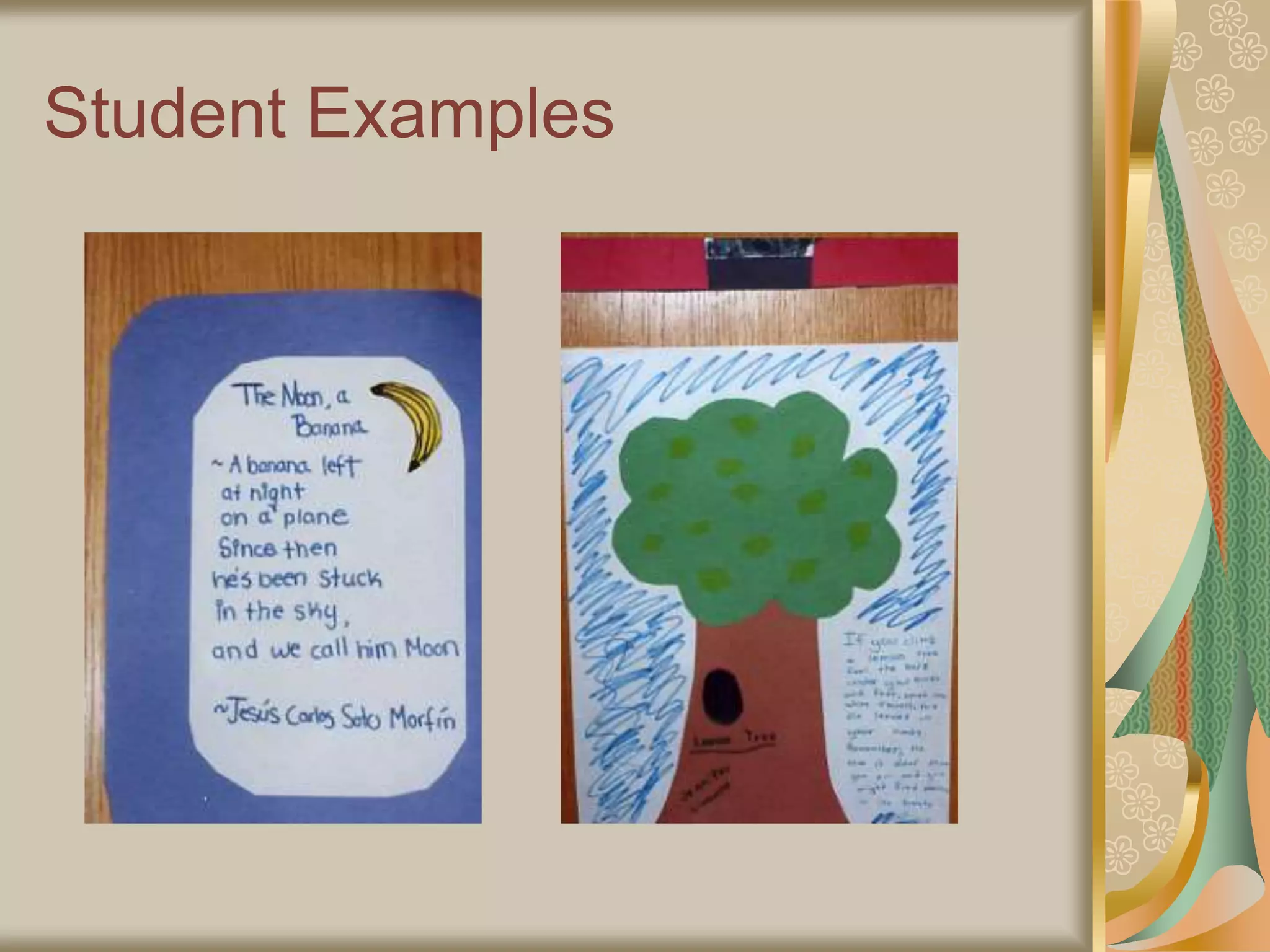 Student Examples
 