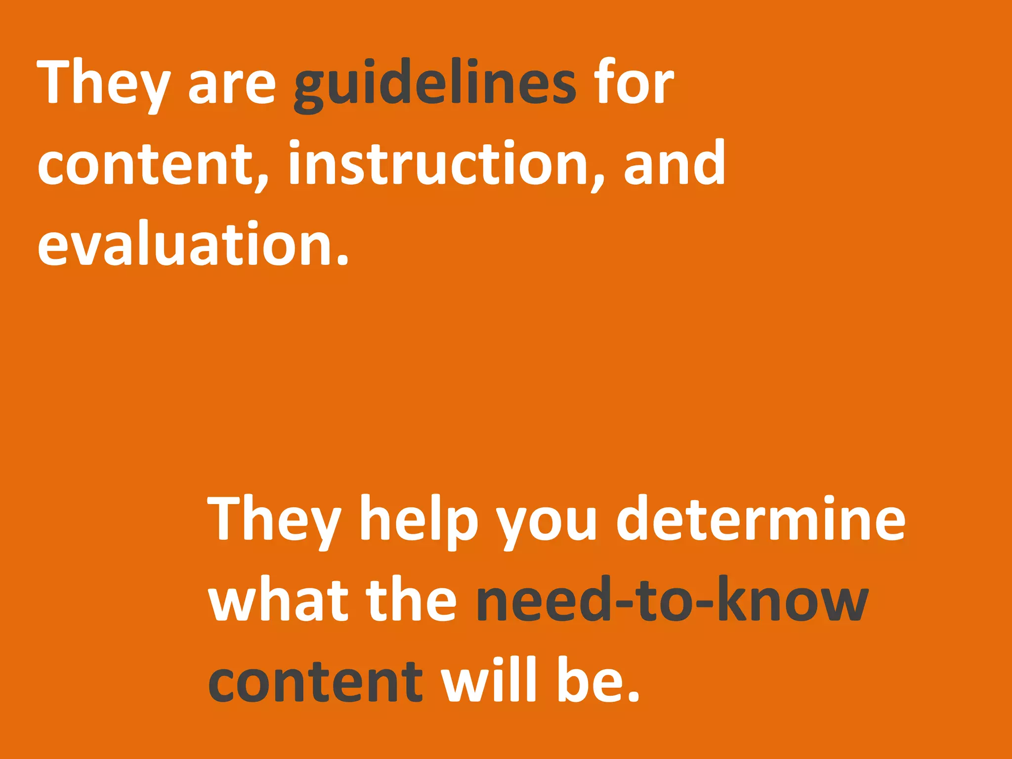 If you need help in writing learning objectives,
click on Sharon Bowman’s Slide Share micro-course
        titled: “How to Design Great Training:
              Begin with the End in Mind.”
 