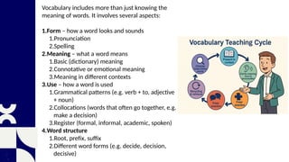 How to teach Vocabulary effectively.pptx
