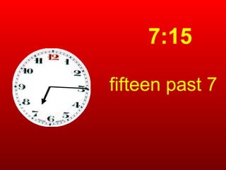 How to tell the Time | PPT