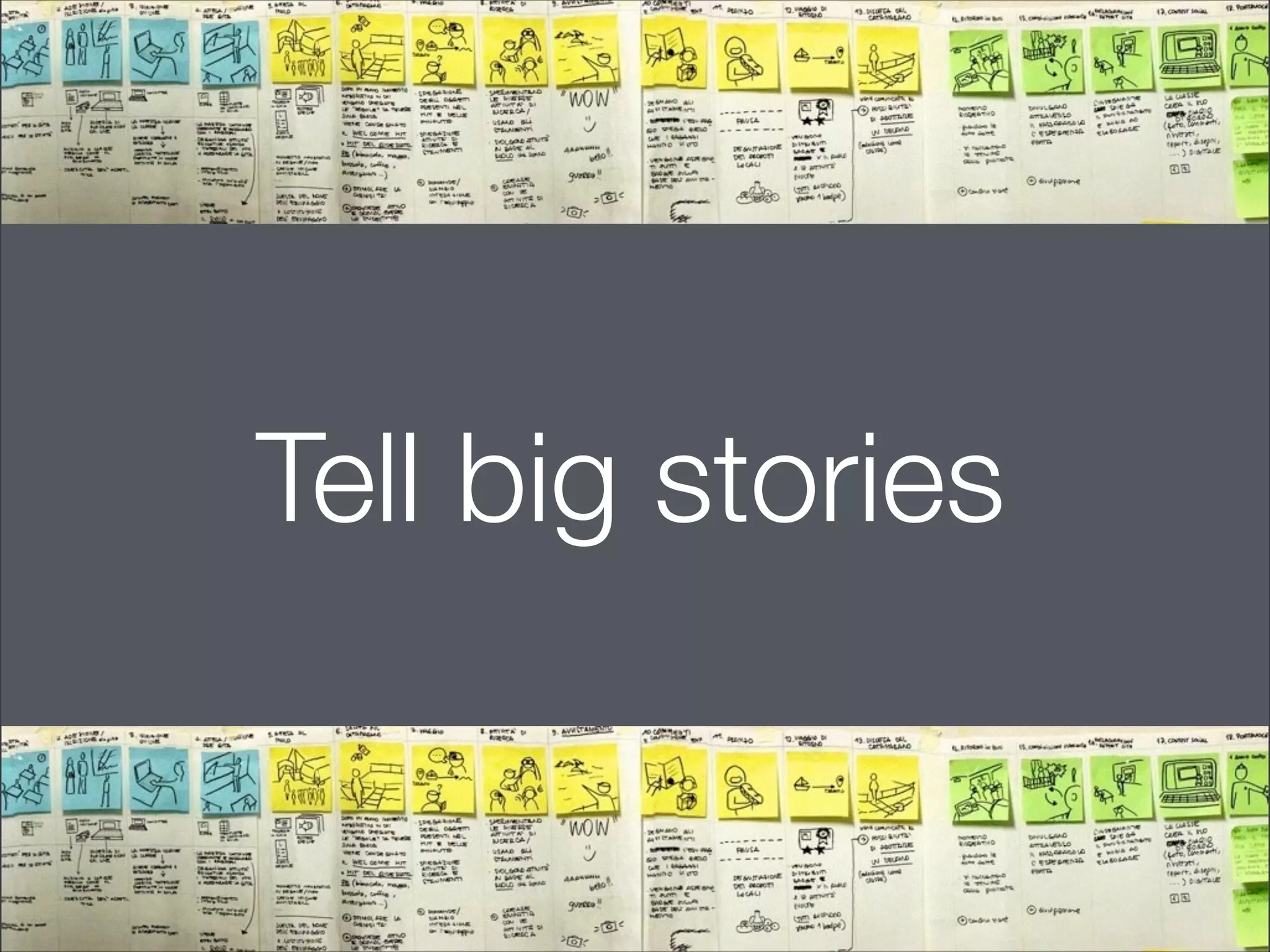 Tell big stories

@usabilitycounts

@uxhow

 