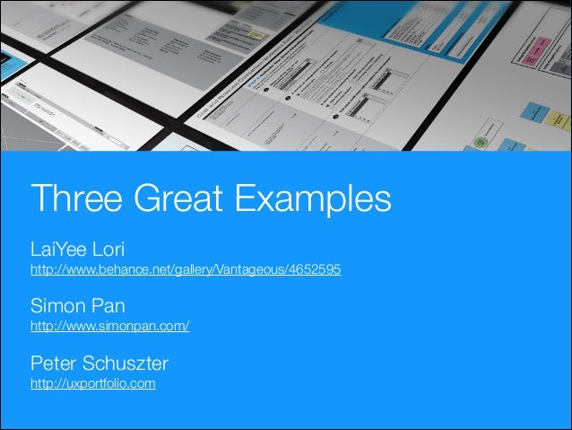 ux portfolios how to tell your story