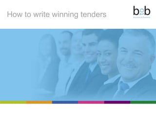 How to write winning tenders 