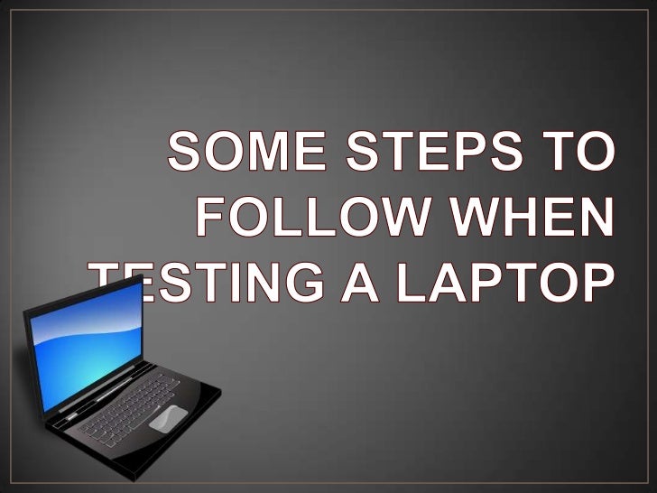 How to test a laptop before purchasing