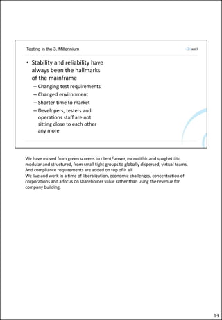 How to test a Mainframe Application | PDF