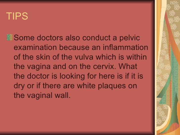 How to test for yeast infection