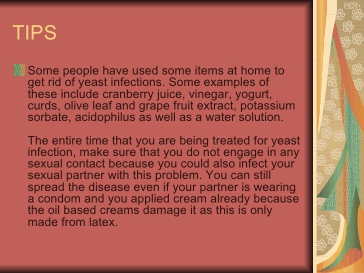 How to test for yeast infection