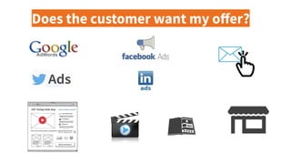 Does the customer want my oﬀer?
 