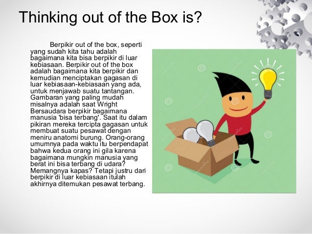 Hasil gambar untuk berpikir outside the box