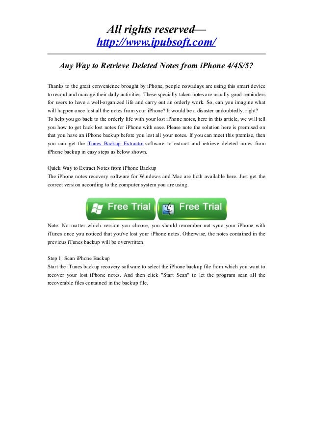 How Can You Retrieve Deleted Notes From Iphone How Can You Retrieve Deleted Notes From Iphone