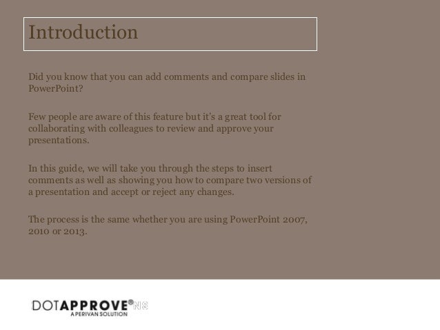 Track Changes In Powerpoint