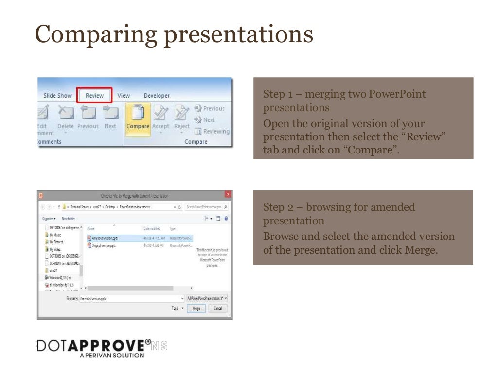 How to track changes in PowerPoint