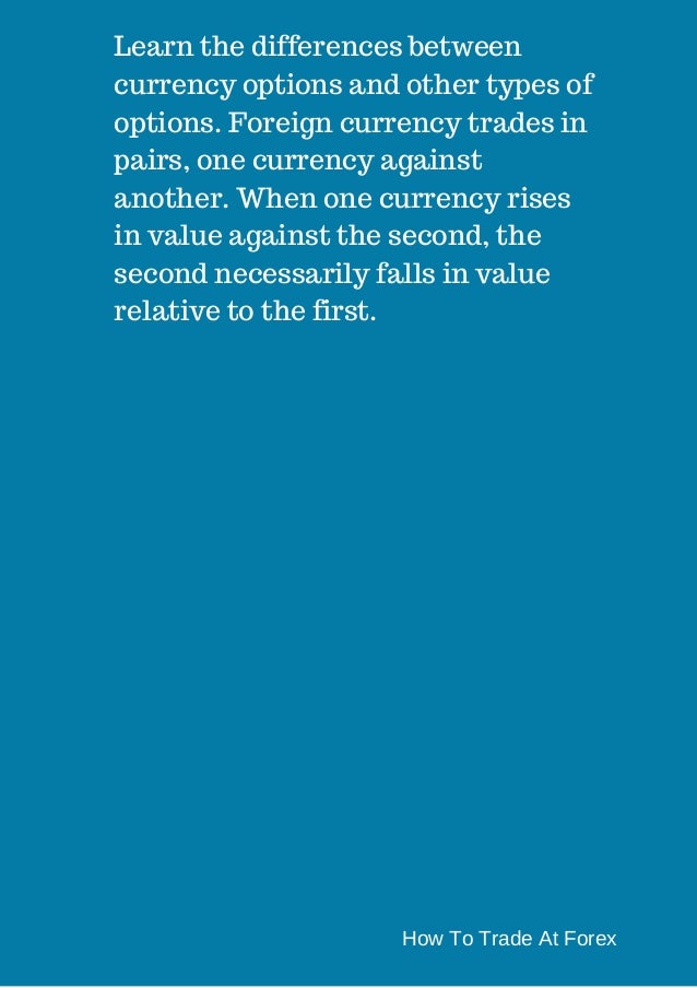 Valuation of fx options