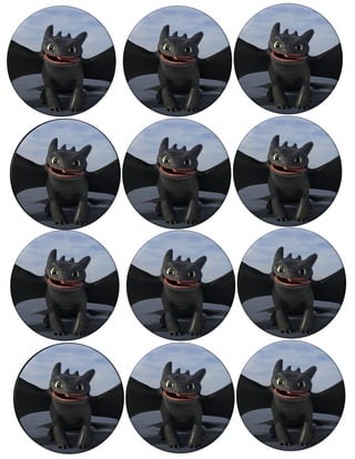How to Train Your Dragon -  2.25" Buttons