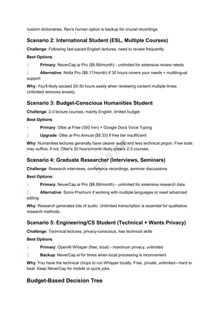 How to Transcribe College Lecture Recordings into Study Notes: A ...