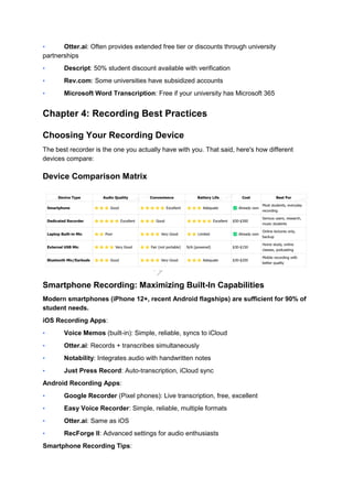 How to Transcribe College Lecture Recordings into Study Notes: A ...