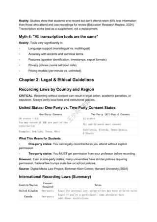 How to Transcribe College Lecture Recordings into Study Notes: A ...