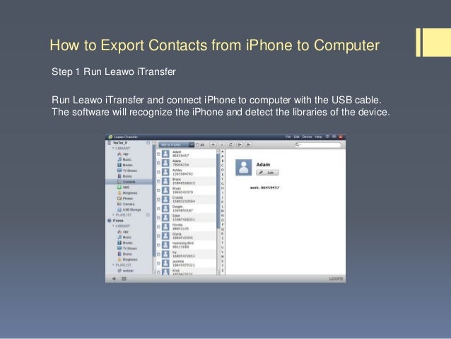 leawo itransfer wont recognize my phone