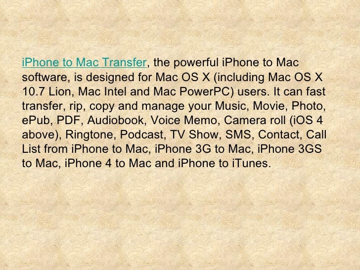 How to transfer contacts from i phone to mac