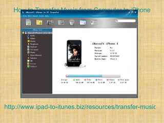 How to Transfer Music from Computer to iPhone




http://www.ipad-to-itunes.biz/resources/transfer-music-fro
 